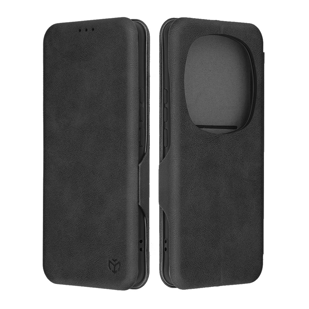Husa de protectie Techsuit Safe Wallet Plus compatibila cu Honor Magic6 Lite, acoperire spate, negru