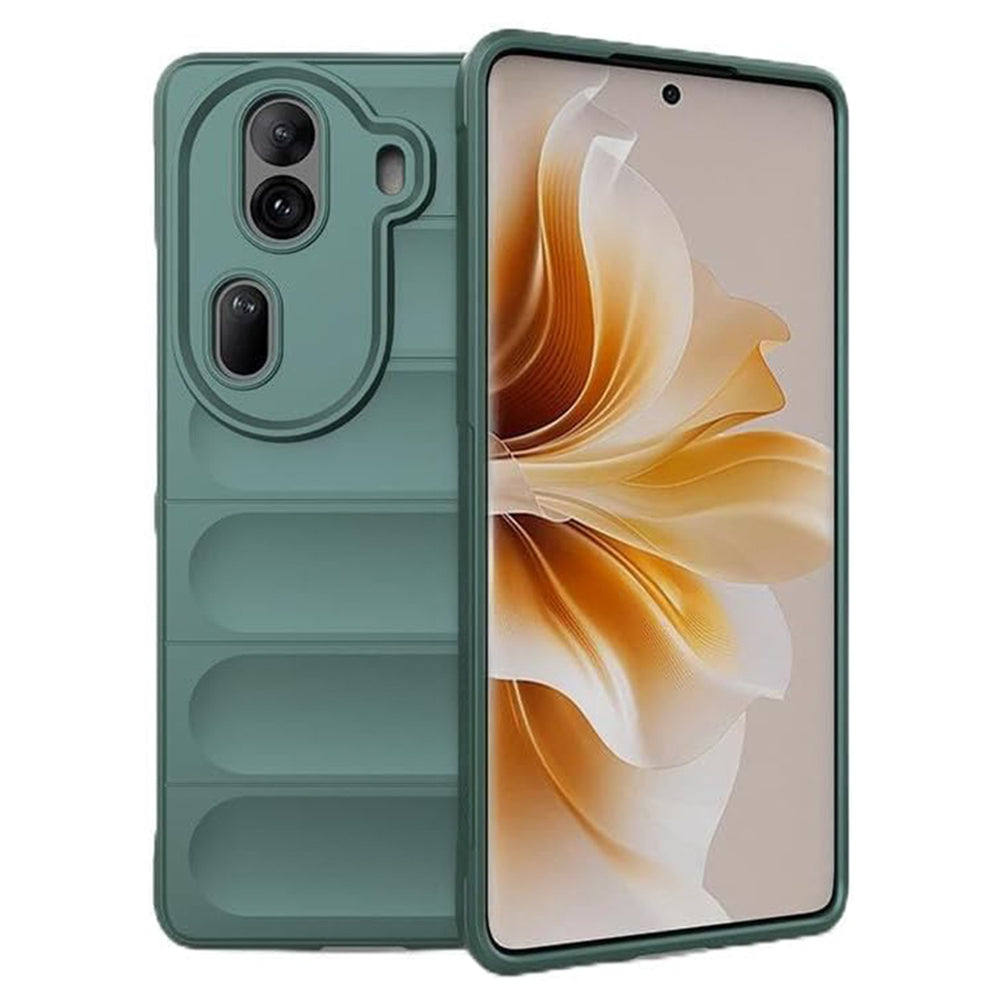 Husa de protectie Techsuit Magic Shield compatibila cu Oppo Reno11 Pro, acoperire spate, verde