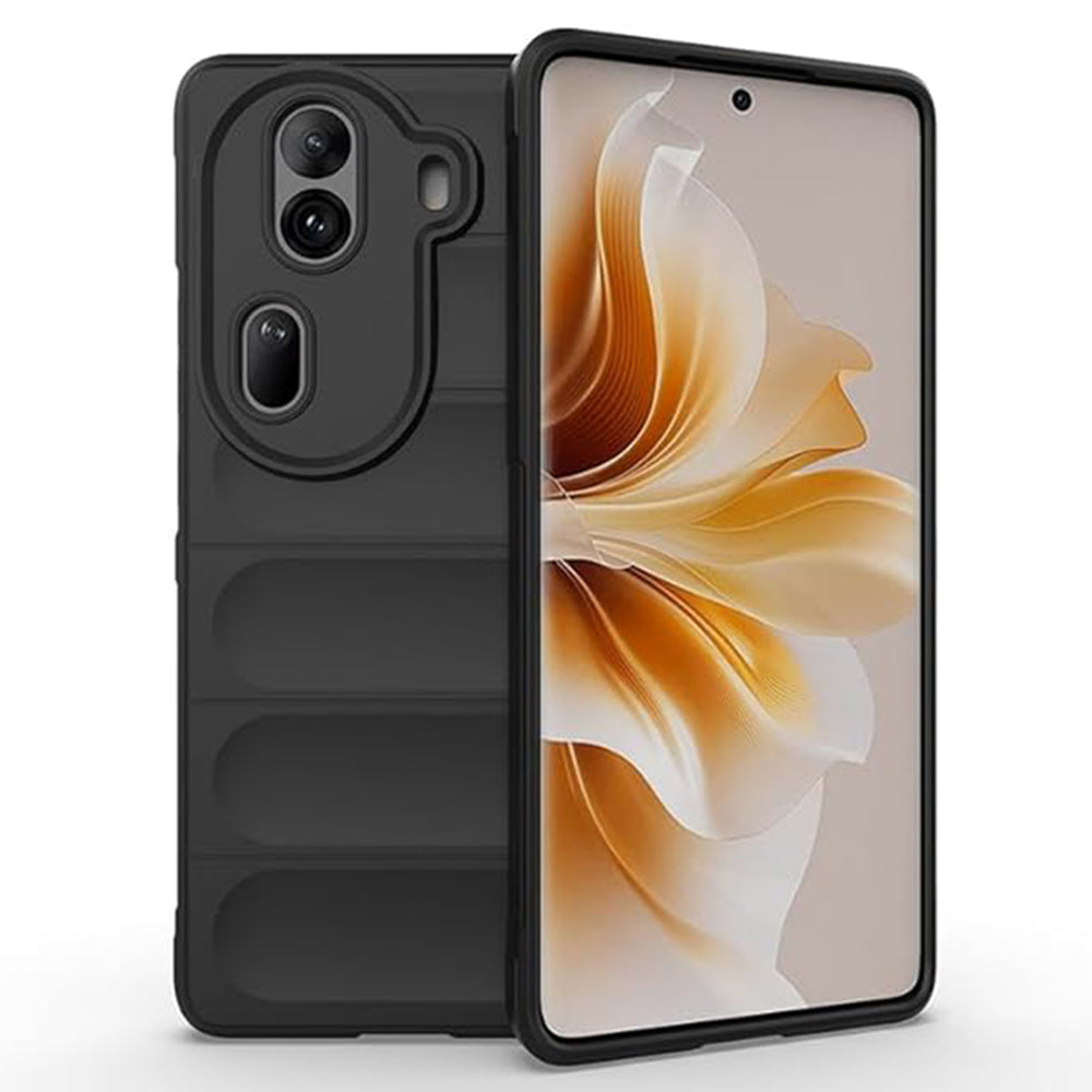 Husa de protectie Techsuit Magic Shield compatibila cu Oppo Reno11 Pro, acoperire spate, negru