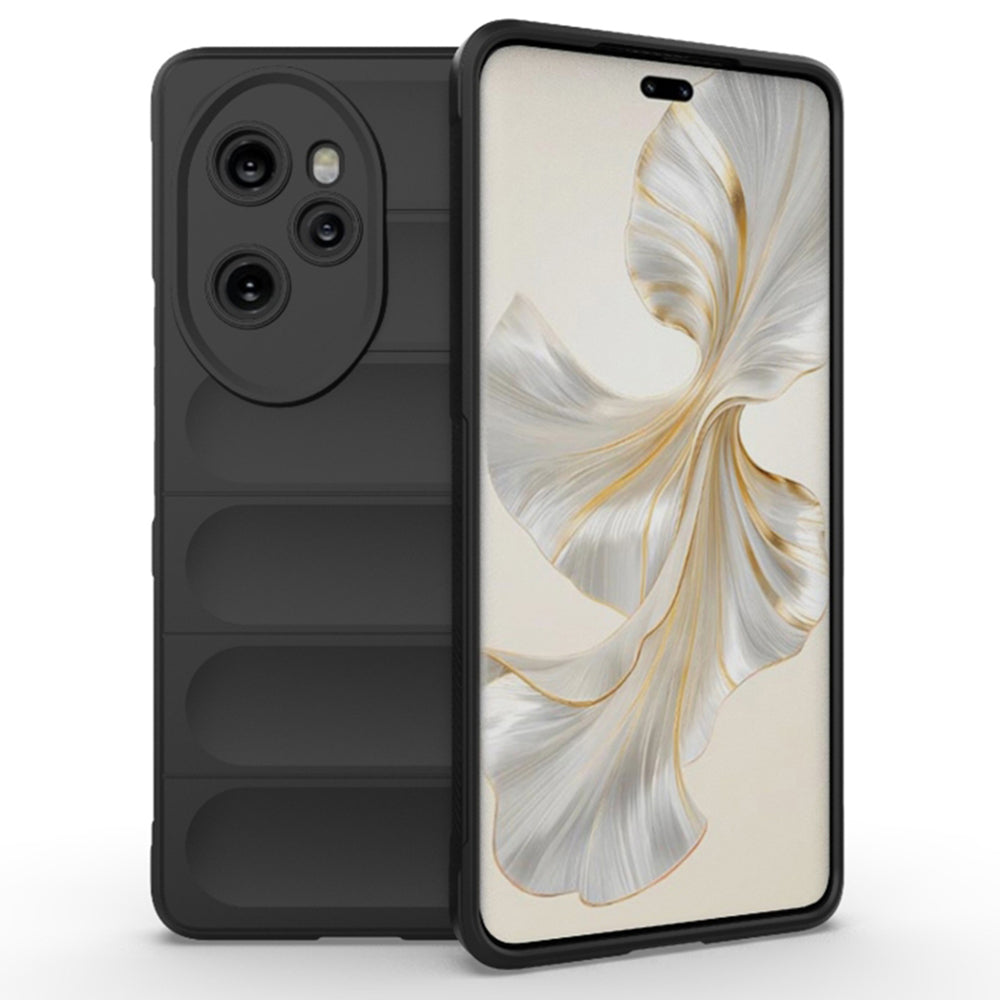 Husa de protectie Techsuit Magic Shield compatibila cu Honor 100 Pro, acoperire spate, negru