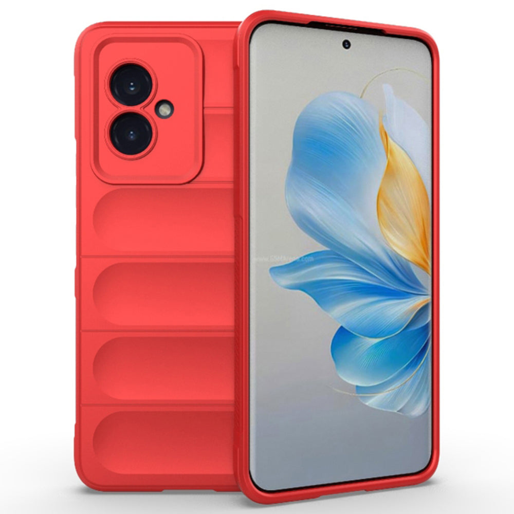 Husa de protectie Techsuit Magic Shield compatibila cu Honor 100, acoperire spate, rosu