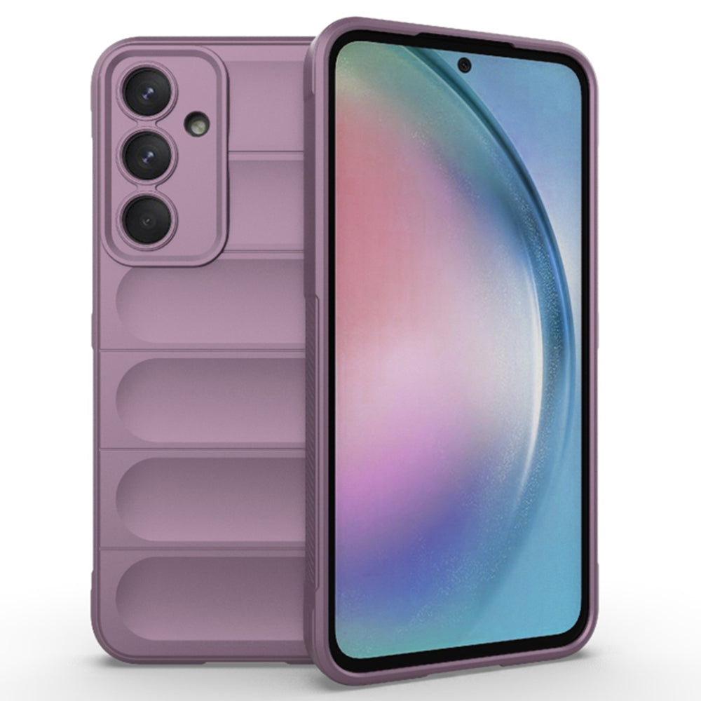 Husa de protectie Techsuit Magic Shield compatibila cu Samsung Galaxy A55 5G, acoperire spate, mov