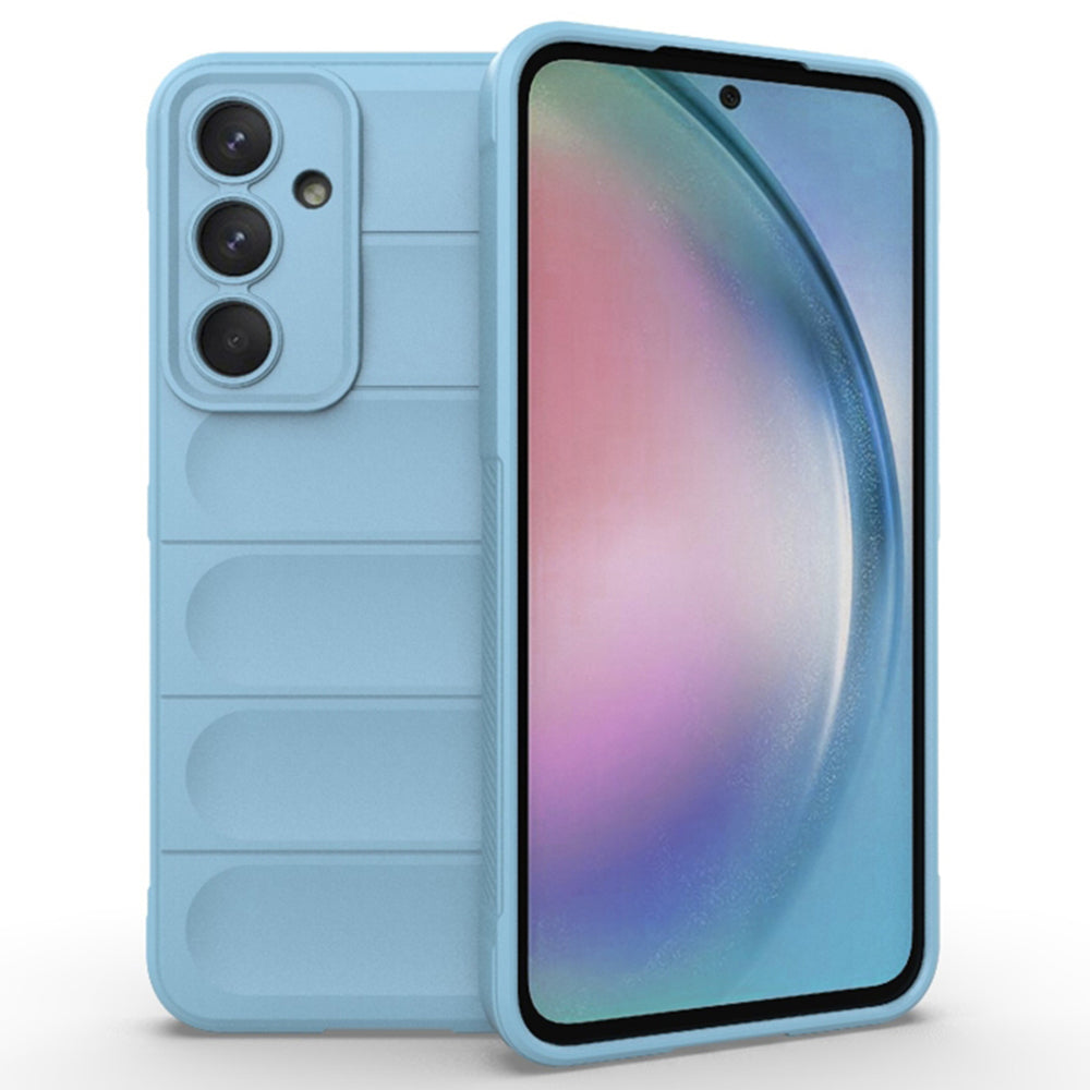 Husa de protectie Techsuit Magic Shield compatibila cu Samsung Galaxy A35 5G, acoperire spate, albastru inchis