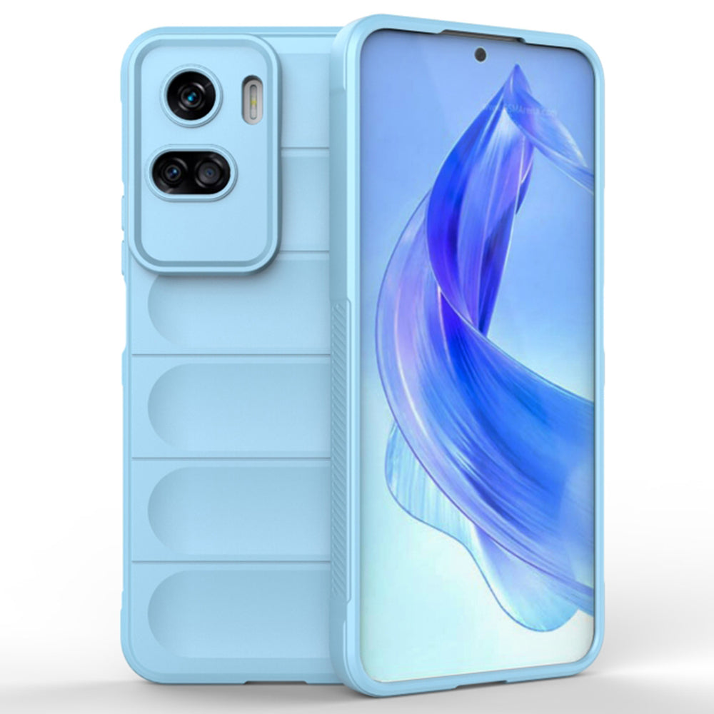 Husa de protectie Techsuit Magic Shield compatibila cu Honor 90 Lite, acoperire spate, albastru inchis