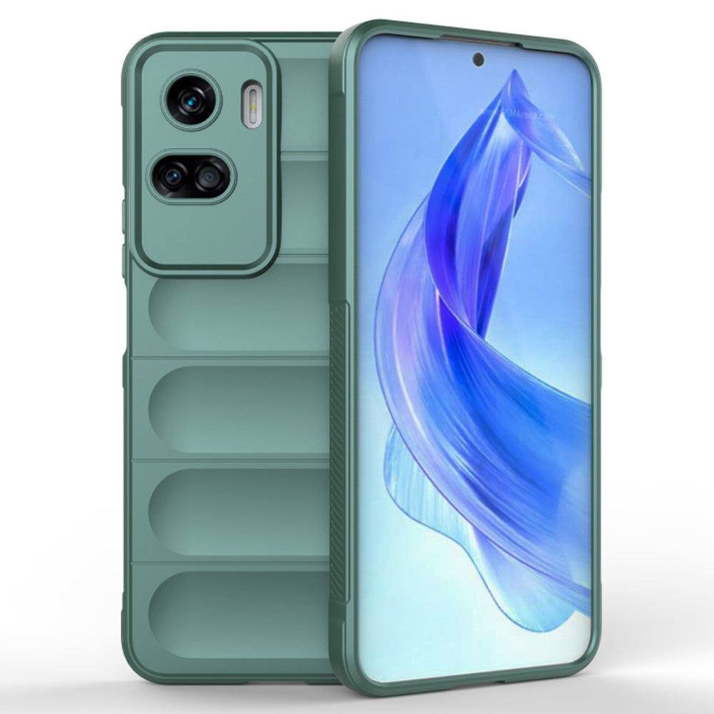 Husa de protectie Techsuit Magic Shield compatibila cu Honor 90 Lite, acoperire spate, verde