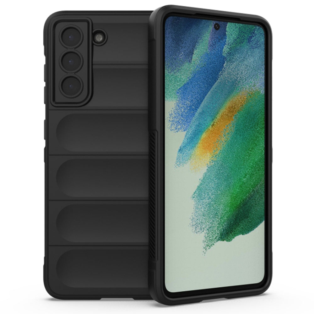 Husa de protectie Techsuit Magic Shield compatibila cu Samsung Galaxy S21 FE 5G, acoperire spate, negru