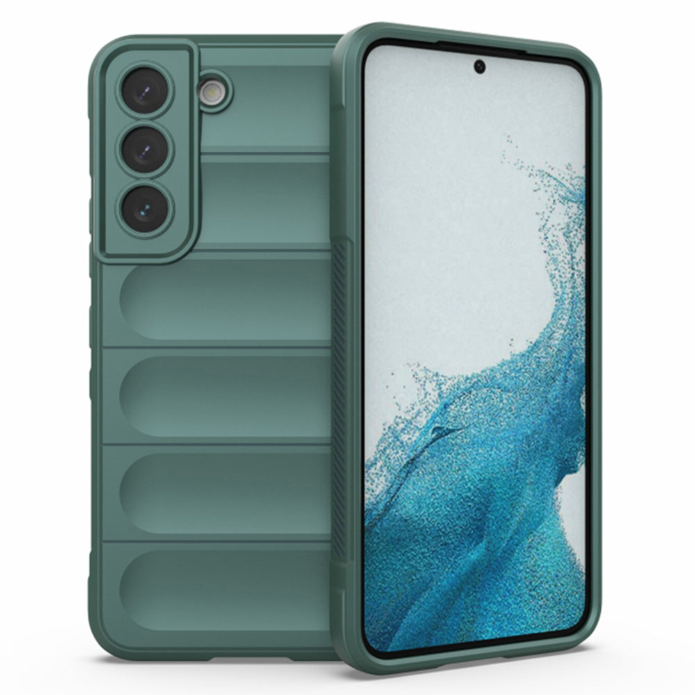 Husa de protectie Techsuit Magic Shield compatibila cu Samsung Galaxy S22 5G, acoperire spate, verde