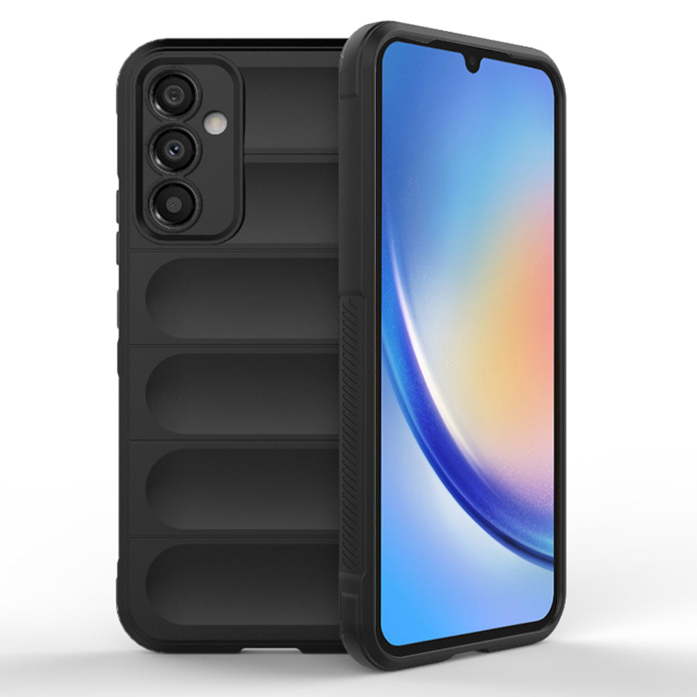 Husa de protectie Techsuit Magic Shield compatibila cu Samsung Galaxy A34 5G, acoperire spate, negru