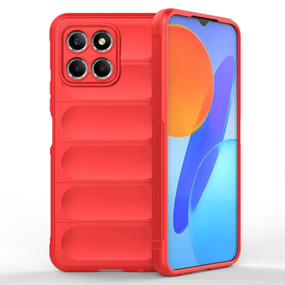 Husa de protectie Techsuit Magic Shield compatibila cu Honor X8 5G, acoperire spate, rosu