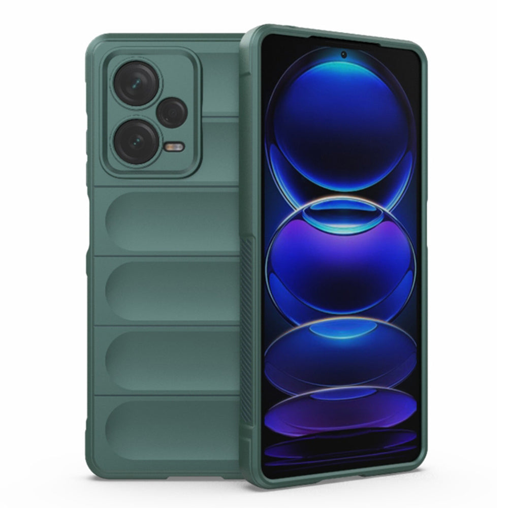 Husa de protectie Techsuit Magic Shield compatibila cu Xiaomi Redmi Note 12 Pro 5G, acoperire spate, verde