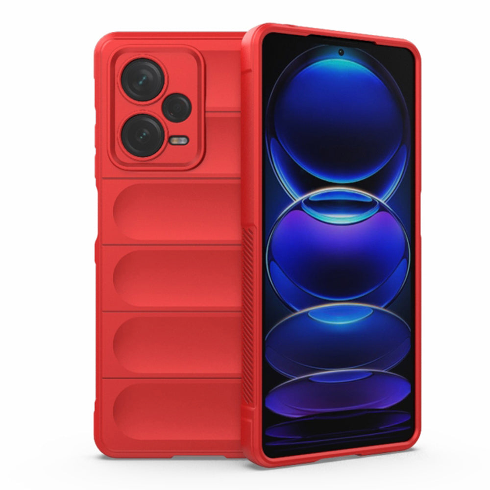 Husa de protectie Techsuit Magic Shield compatibila cu Xiaomi Redmi Note 12 Pro 5G, acoperire spate, rosu