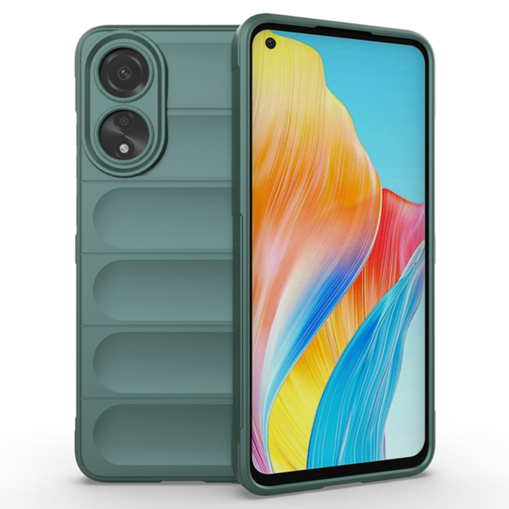 Husa de protectie Techsuit Magic Shield compatibila cu Oppo A78 4G, acoperire spate, verde