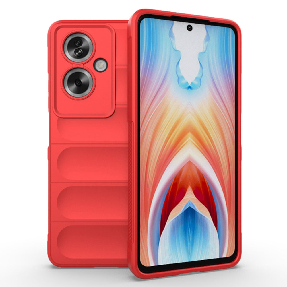 Husa de protectie Techsuit Magic Shield compatibila cu Oppo A79 5G, acoperire spate, rosu