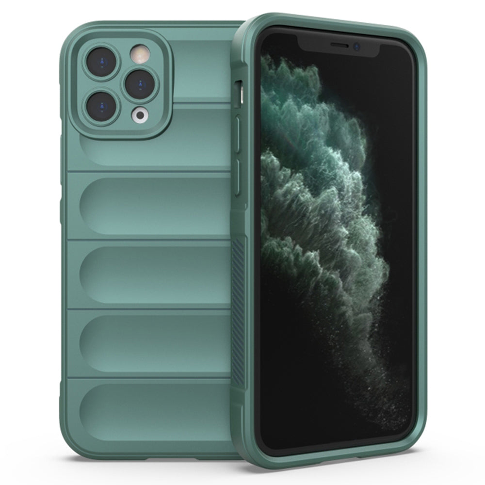 Husa de protectie Techsuit Magic Shield compatibila cu Apple iPhone 11 Pro, acoperire spate, verde
