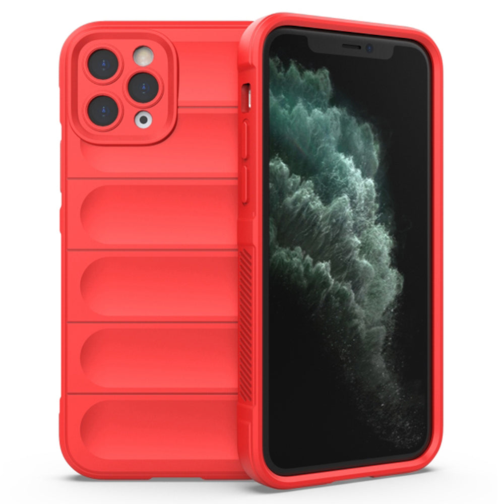 Husa de protectie Techsuit Magic Shield compatibila cu Apple iPhone 11 Pro Max, acoperire spate, rosu