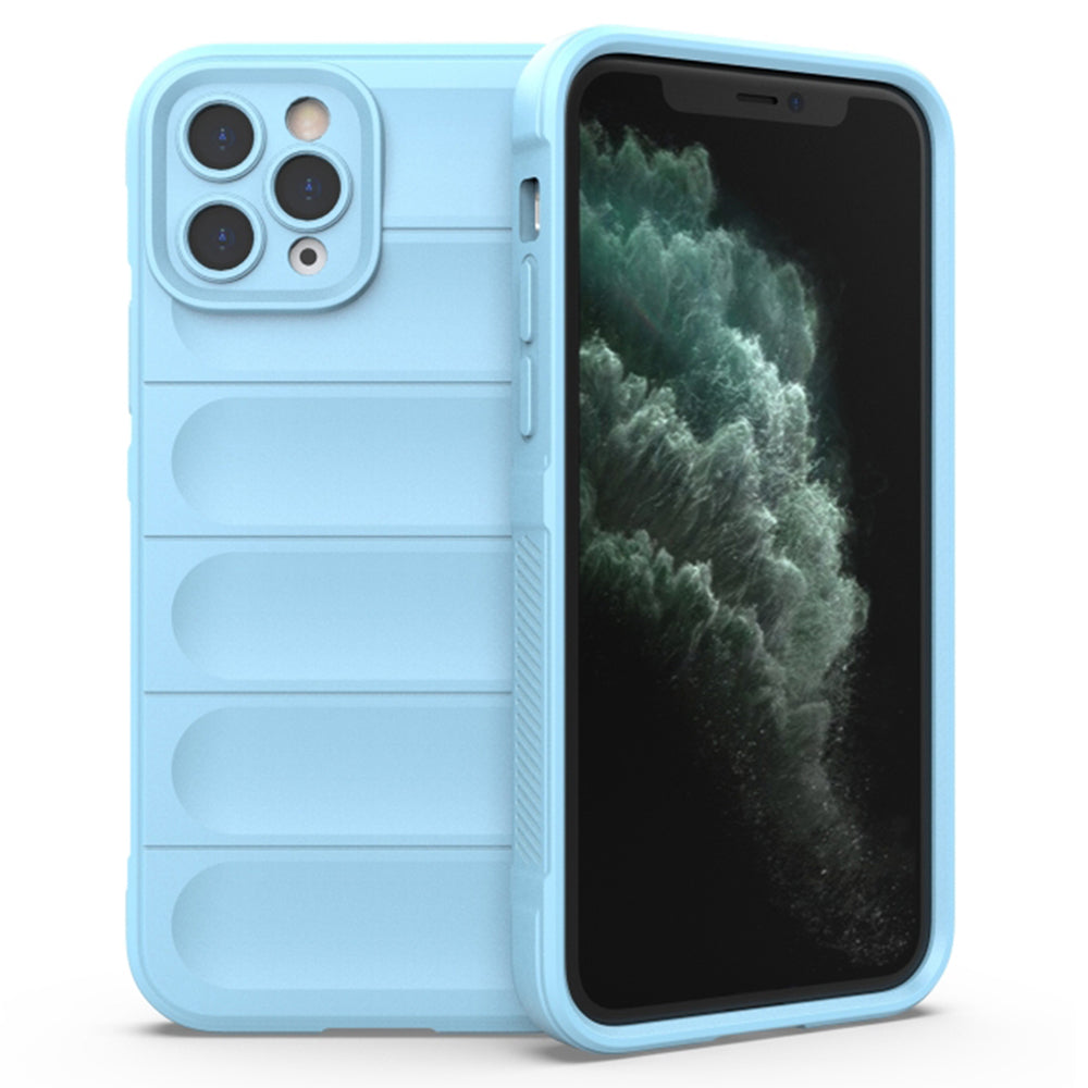 Husa de protectie Techsuit Magic Shield compatibila cu Apple iPhone 11 Pro Max, acoperire spate, albastru inchis