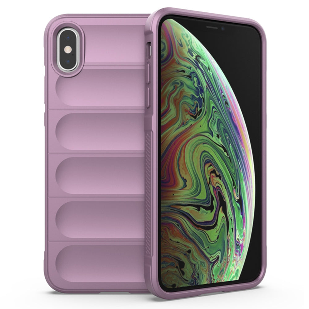 Husa de protectie Techsuit Magic Shield compatibila cu Apple iPhone XS Max, acoperire spate, mov