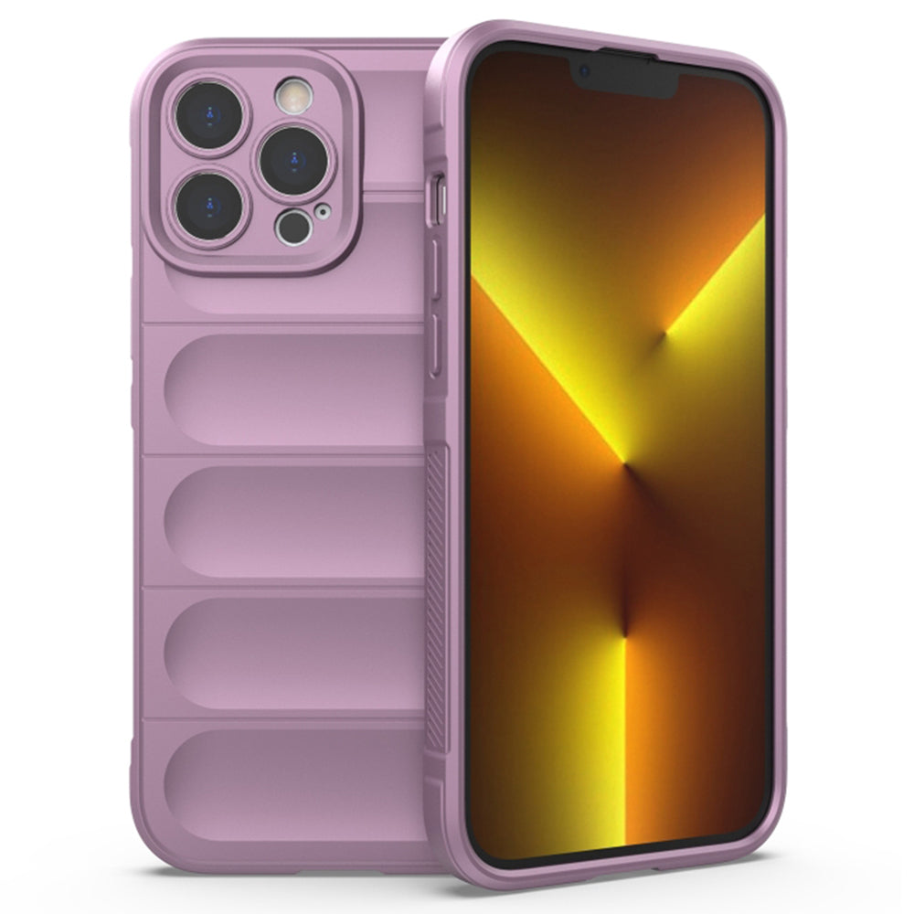 Husa de protectie Techsuit Magic Shield compatibila cu Apple iPhone 13 Pro Max, acoperire spate, mov