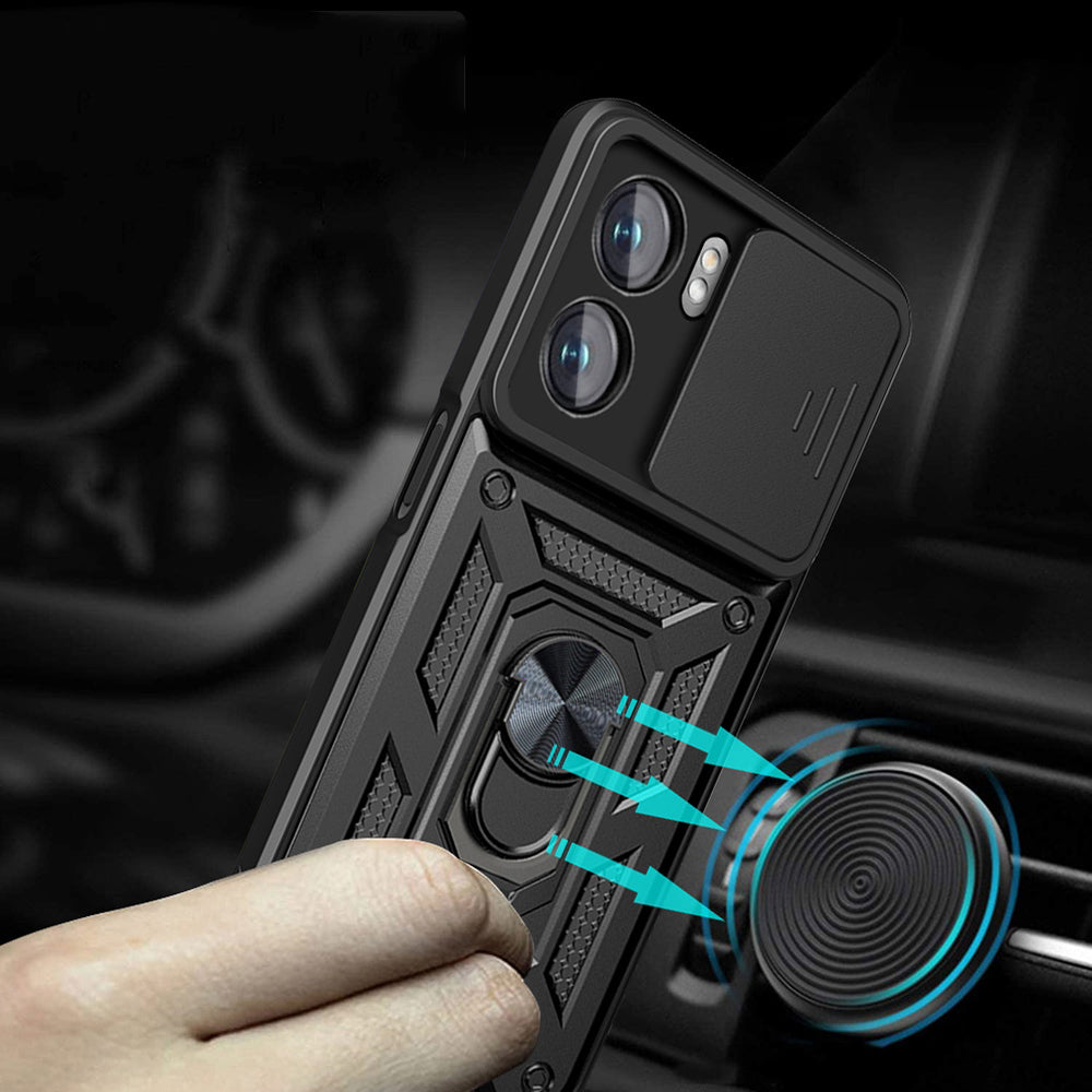Husa de protectie Techsuit CamShield Series compatibila cu OnePlus Nord N20 SE, acoperire spate, albastru