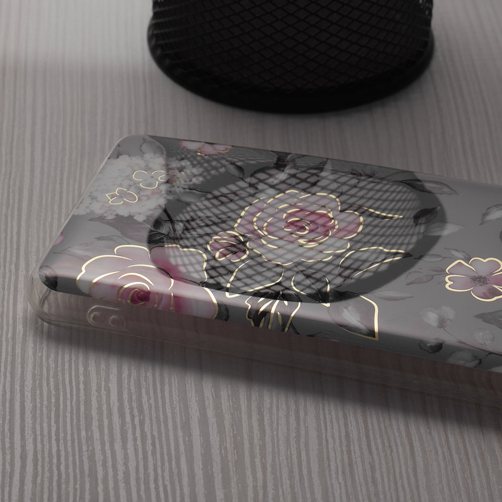 Husa de protectie Techsuit Marble Series compatibila cu Apple iPhone 11, acoperire spate, Chloe White