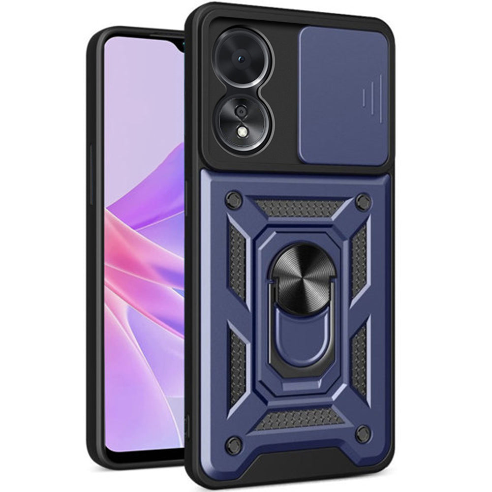 Husa de protectie Techsuit CamShield Series compatibila cu Oppo A58 5G, acoperire spate, albastru