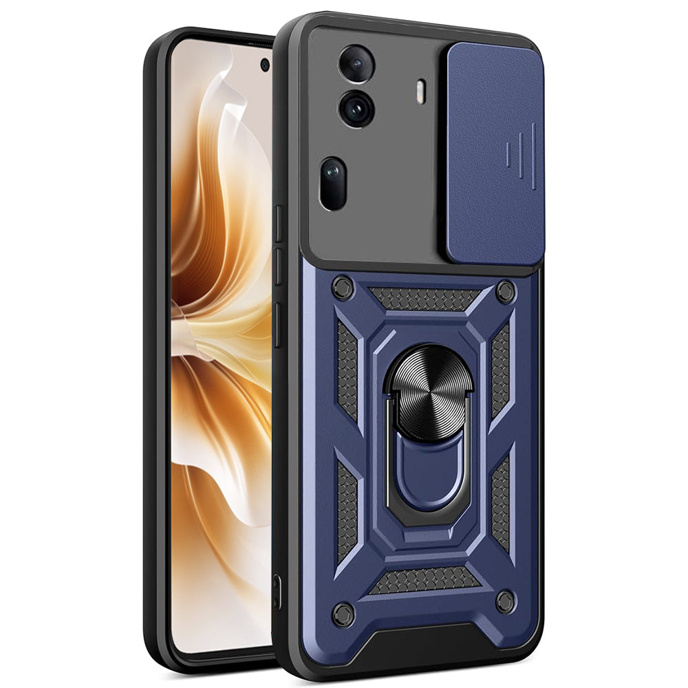 Husa de protectie Techsuit CamShield Series compatibila cu Oppo Reno11 Pro, acoperire spate, albastru