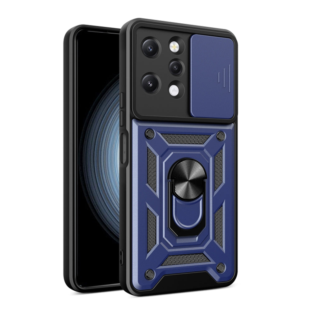 Husa de protectie Techsuit CamShield Series compatibila cu Xiaomi Redmi 12 4G, acoperire spate, albastru