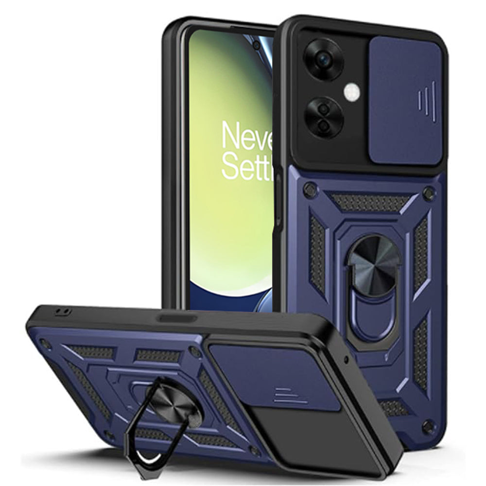 Husa de protectie Techsuit CamShield Series compatibila cu OnePlus Nord CE 3 Lite, acoperire spate, albastru