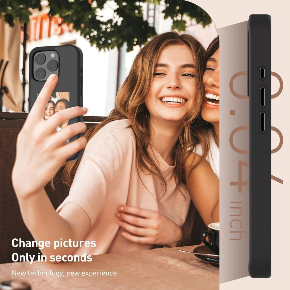 Husa de protectie Techsuit SmartScreen NFC compatibila cu Apple iPhone 15 Pro , acoperire spate, negru