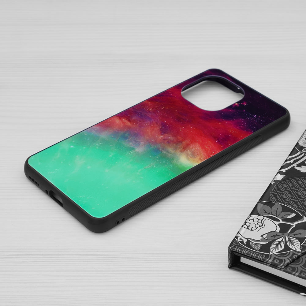 Husa de protectie Techsuit Glaze Series compatibila cu Xiaomi Mi 11, acoperire spate, Fiery Ocean