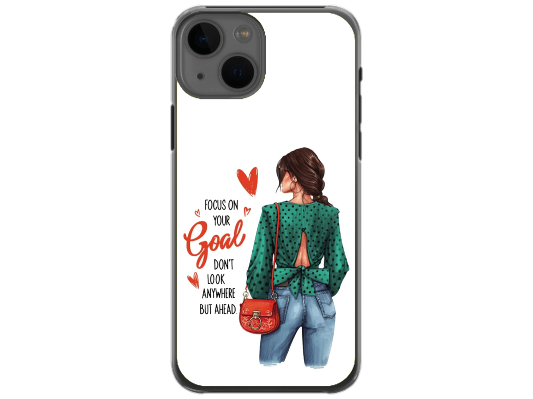 Husa Silicon HQCover compatibila cu Apple iPhone 13 Mini, model Look Ahead, rezistenta la socuri si zgarieturi, SP1M00032