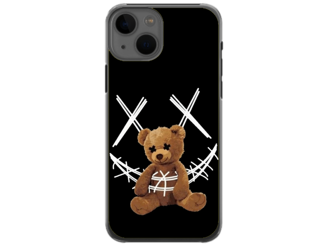 Husa Silicon HQCover compatibila cu Apple iPhone 13 Mini, model Urs Cool v4, rezistenta la socuri si zgarieturi, SP1M00037