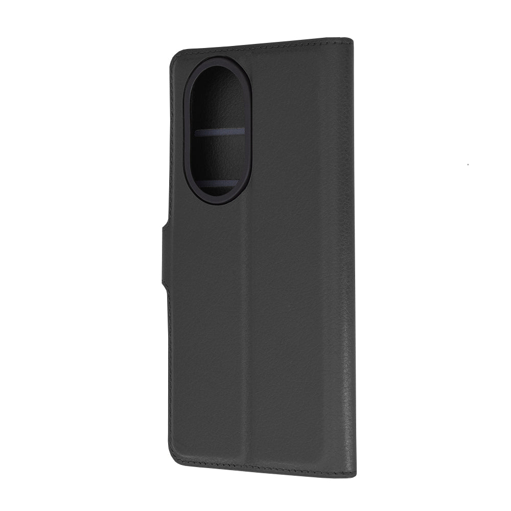 Husa de protectie Techsuit Leather Folio compatibila cu Honor 200 Lite, acoperire spate, negru