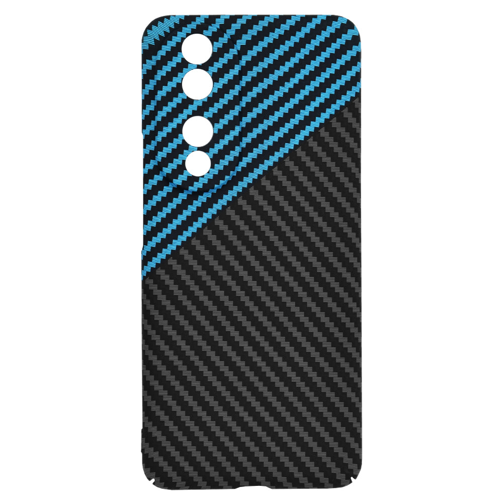 Husa de protectie Techsuit Carbonite FiberShell compatibila cu Honor 90, acoperire spate, albastru si negru