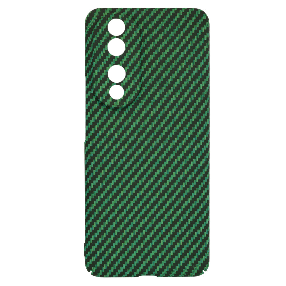 Husa de protectie Techsuit Carbonite FiberShell compatibila cu Honor 90, acoperire spate, verde