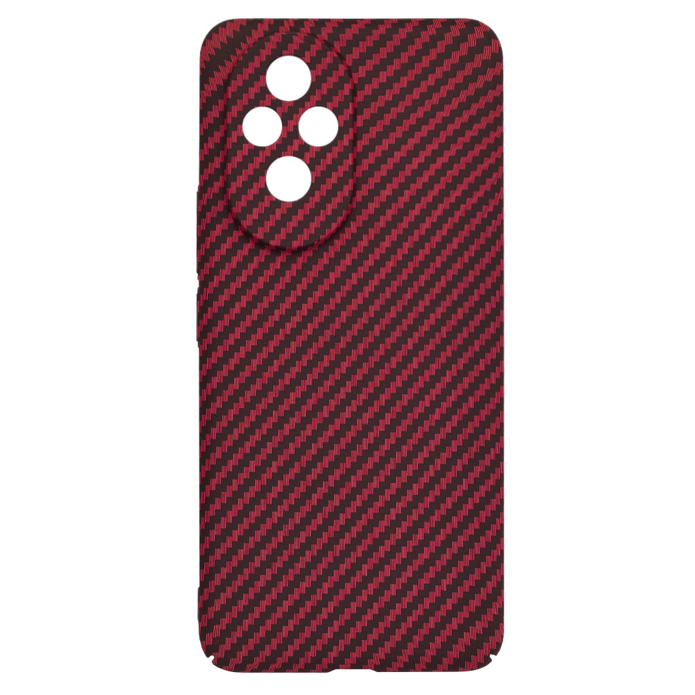 Husa de protectie Techsuit Carbonite FiberShell compatibila cu Honor 200, acoperire spate, rosu