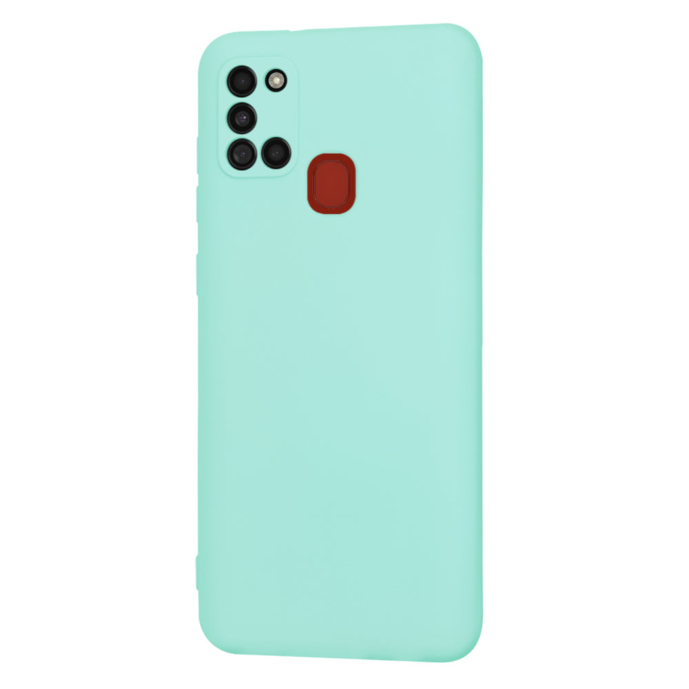Husa de protectie Techsuit SoftFlex compatibila cu Samsung Galaxy A21s, acoperire spate, albastru deschis