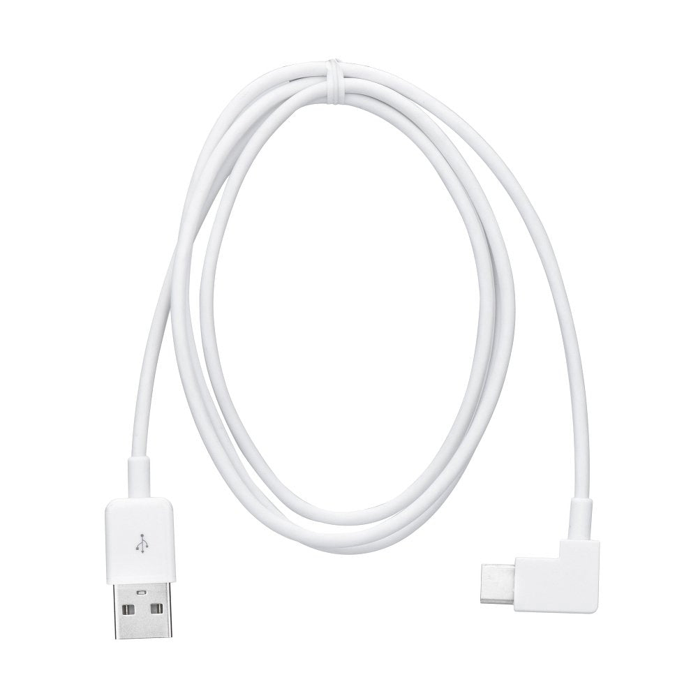 Cablu Date & Incarcare Tip C - 90 Grade (Alb)