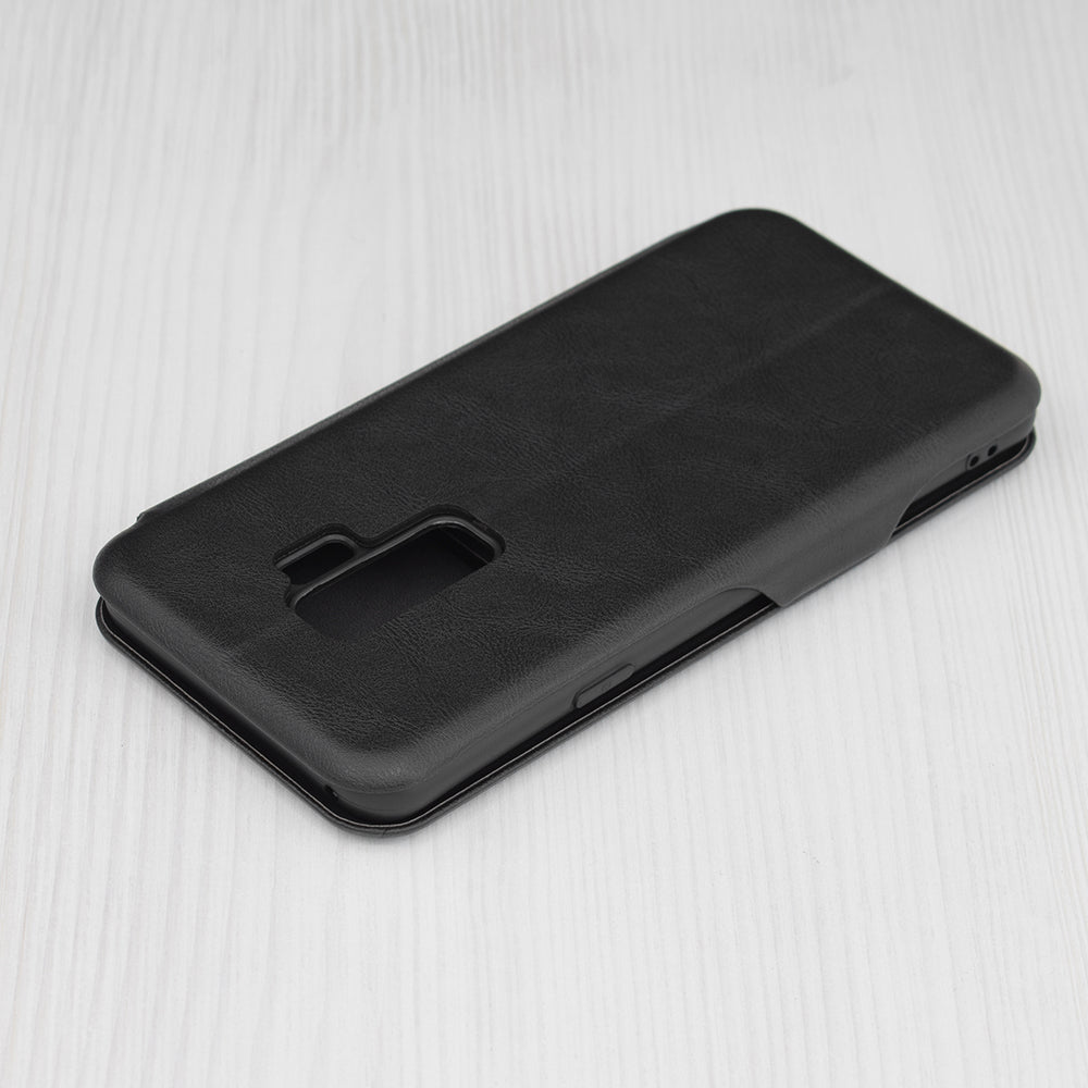 Husa de protectie Techsuit Safe Wallet Plus compatibila cu Samsung Galaxy S9 Plus, acoperire spate, negru