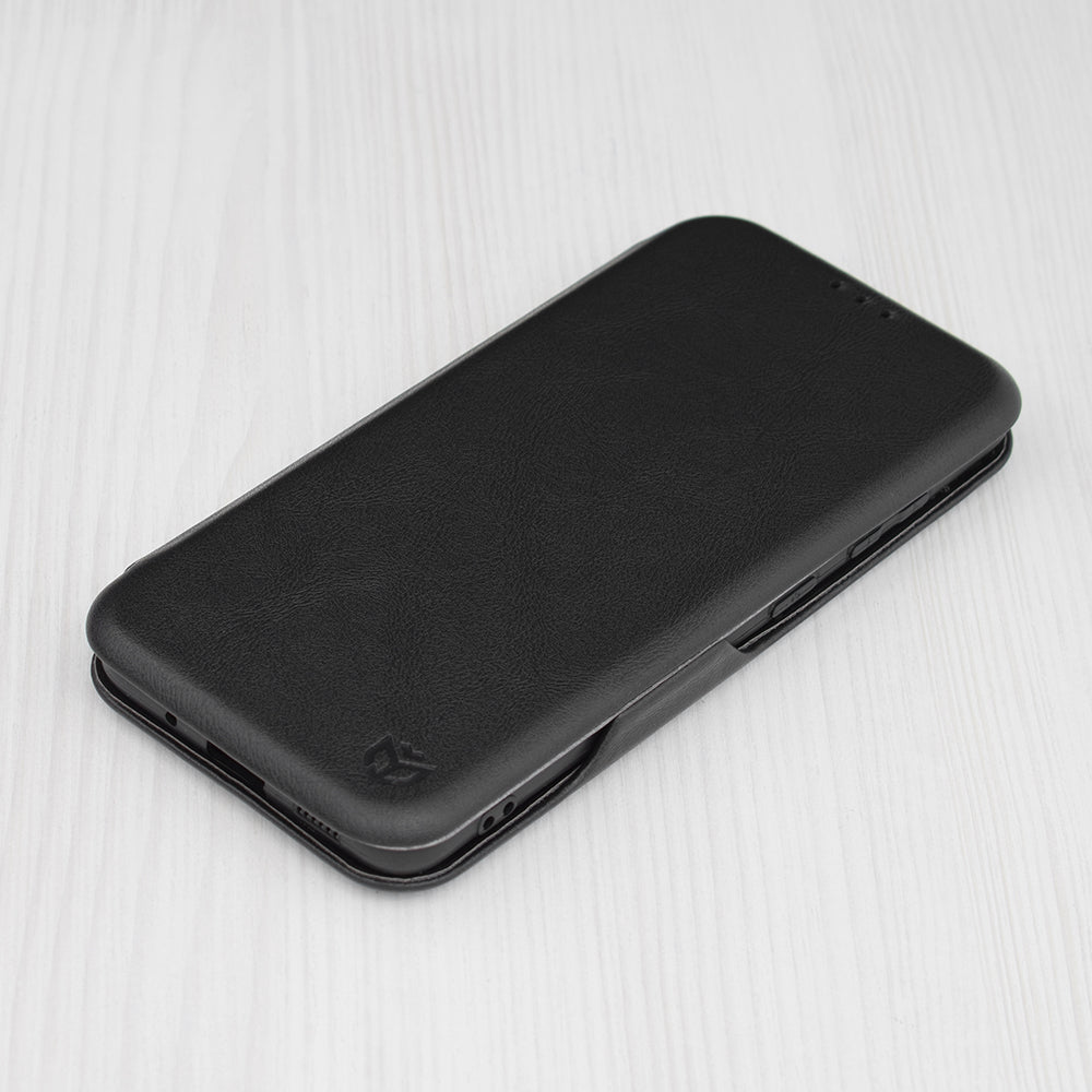 Husa de protectie Techsuit Safe Wallet Plus compatibila cu Samsung Galaxy S20 5G, acoperire spate, negru