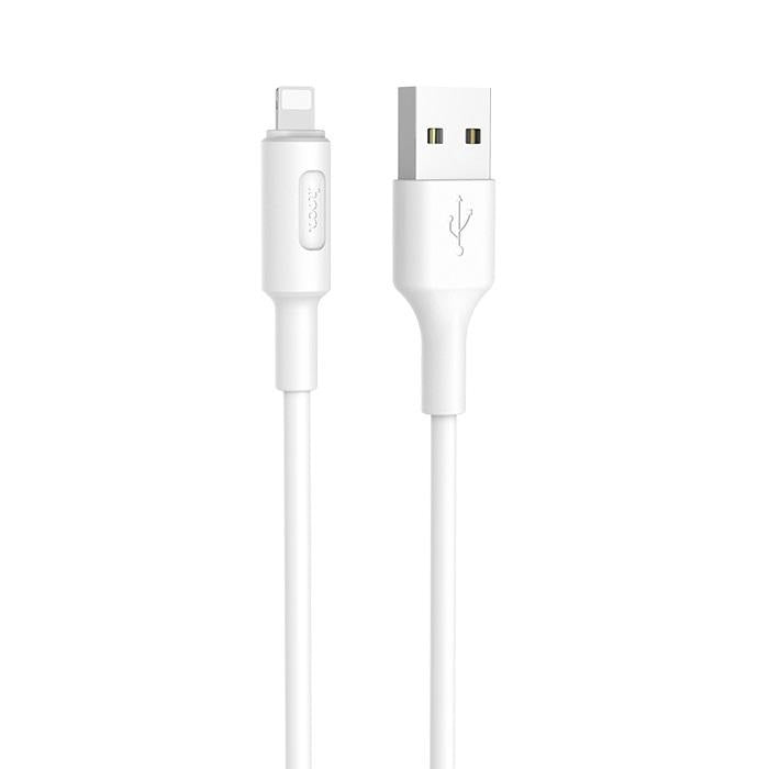 Cablu Date & Incarcare Lightning - 1 Metru (Alb) HOCO X25