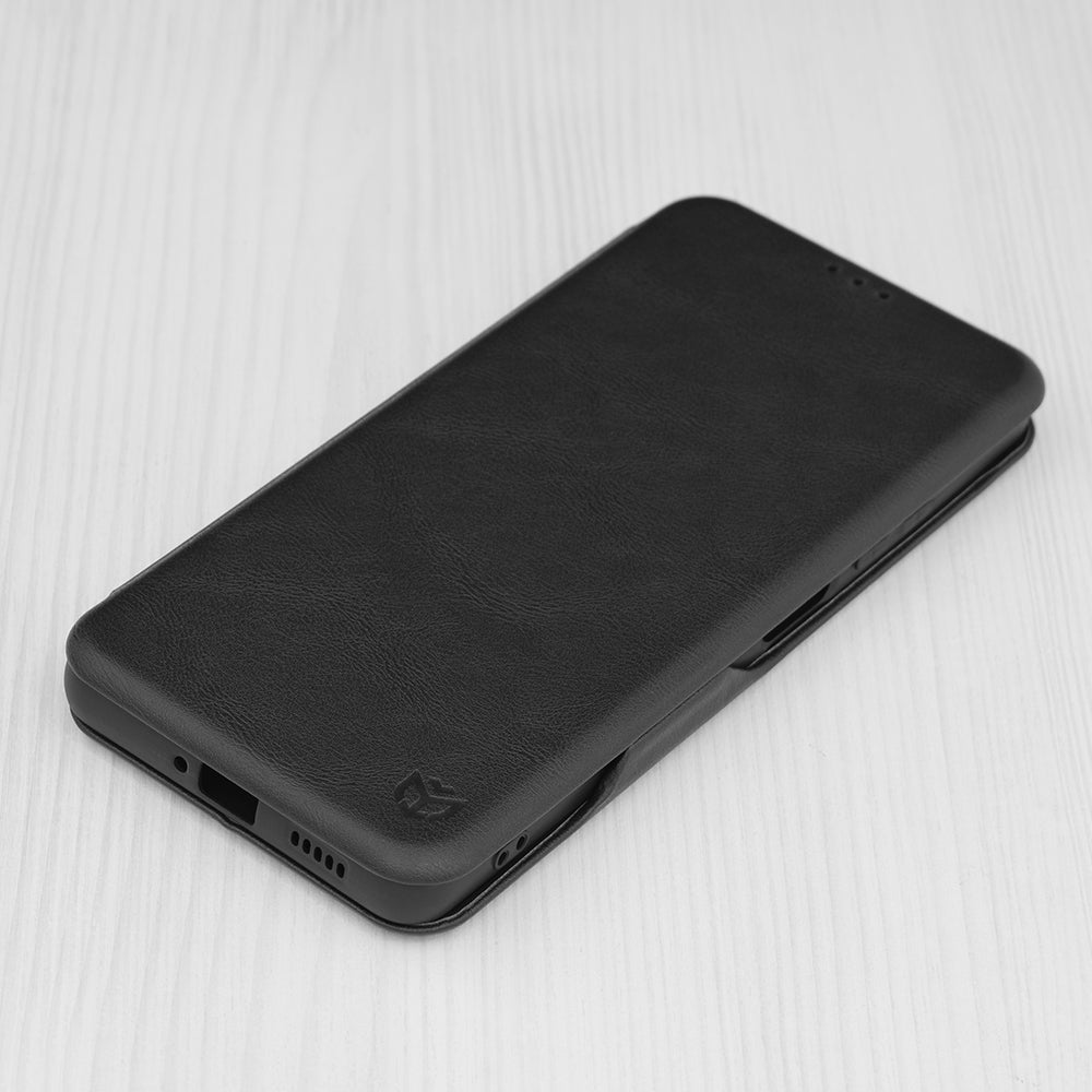Husa de protectie Techsuit Safe Wallet Plus compatibila cu Xiaomi Redmi Note 13 Pro 5G, acoperire spate, negru