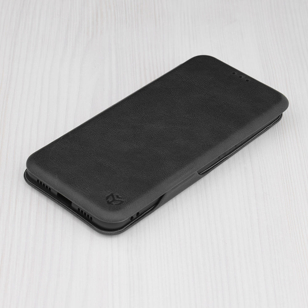 Husa de protectie Techsuit Safe Wallet Plus compatibila cu Huawei P20 Pro, acoperire spate, negru