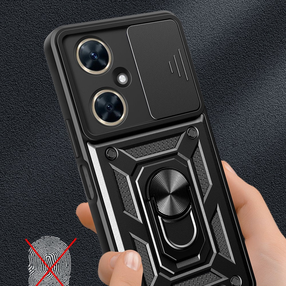 Husa de protectie Techsuit CamShield Series compatibila cu Huawei nova 11i, acoperire spate, negru