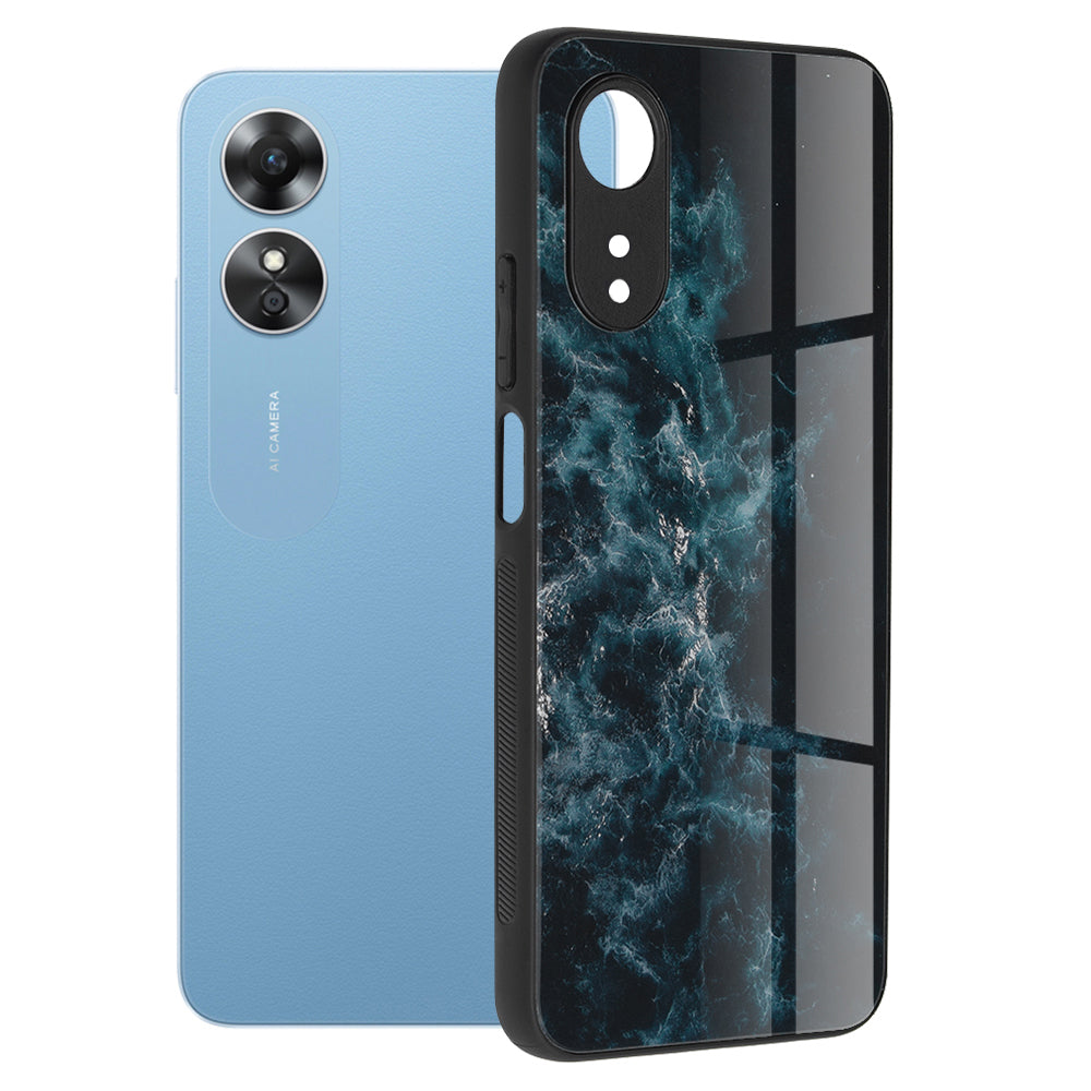 Husa de protectie Techsuit Glaze Series compatibila cu OnePlus Nord 3, acoperire spate, Blue Nebula
