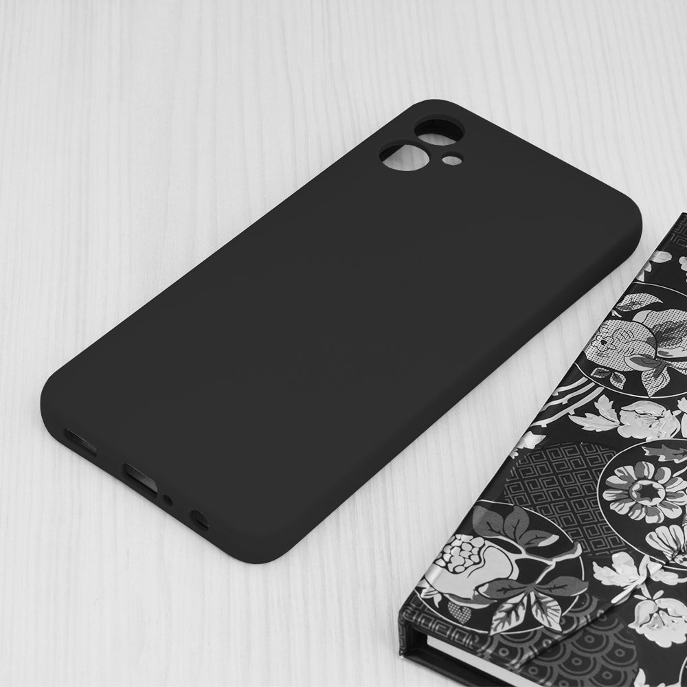 Husa de protectie Techsuit Soft Edge Silicone compatibila cu Samsung Galaxy A05, acoperire spate, negru