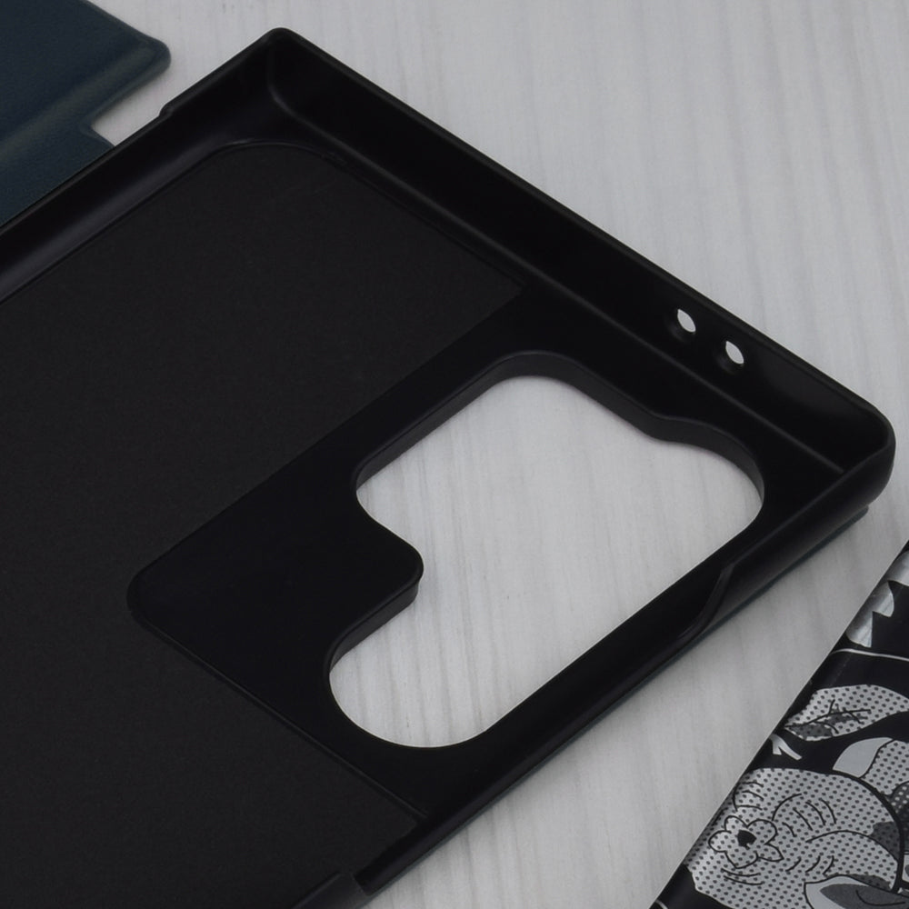 Husa de protectie Techsuit eFold Series compatibila cu Samsung Galaxy S24 Ultra, acoperire spate, albastru