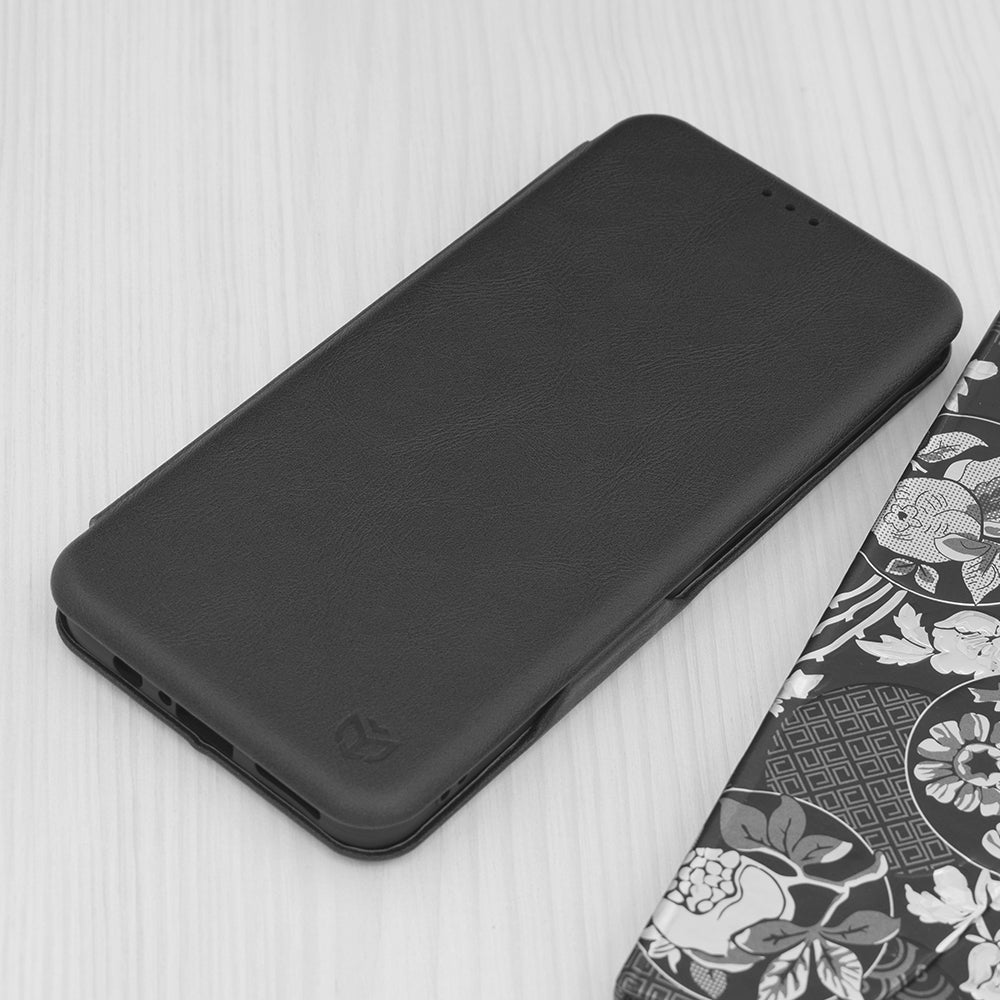 Husa de protectie Techsuit Safe Wallet Plus compatibila cu Motorola Moto G34, acoperire spate, negru