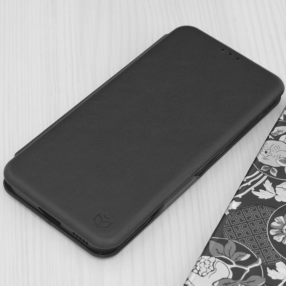 Husa de protectie Techsuit Safe Wallet Plus compatibila cu Honor X8b, acoperire spate, negru