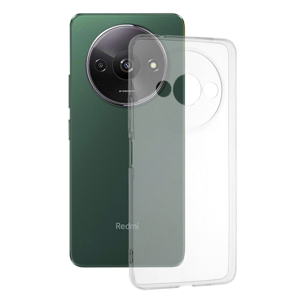 Husa de protectie Techsuit Clear Silicone compatibila cu Xiaomi Redmi Note 12 Pro 5G, acoperire spate, transparent